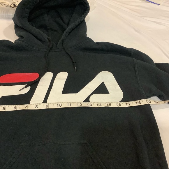 Fila Lucy Hoodie, Black Color, Size Medium - Picture 11 of 11